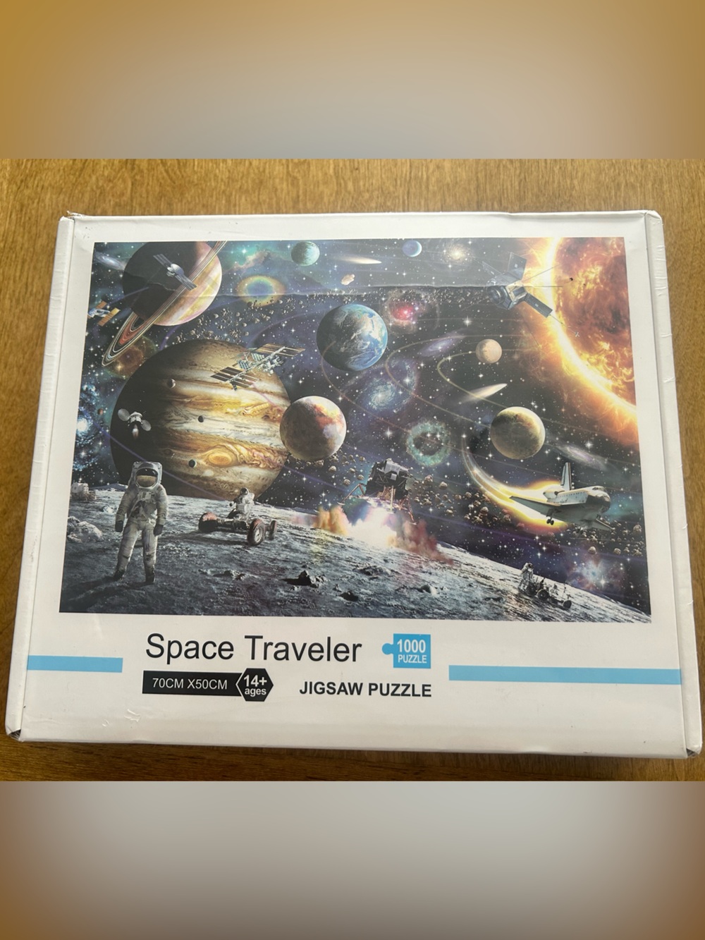 Space Traveler 1000-Piece Jigsaw Puzzle - Multicolor